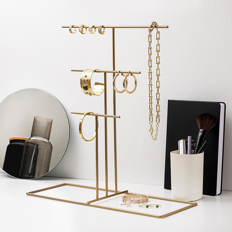 Aberto Design Jewellery Stand Organizer TK-006 Gold