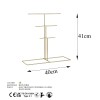 Aberto Design Jewellery Stand Organizer TK-006 Gold