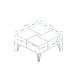 Coffee Table Nirvana - Marble Black
Walnut
White Coffee Table Nirvana - Marble Black
Walnut
White