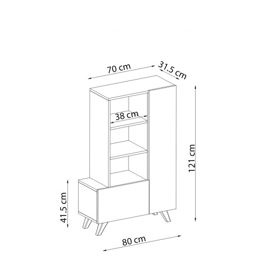 Shoe Cabinet Agostina Shoes - White White