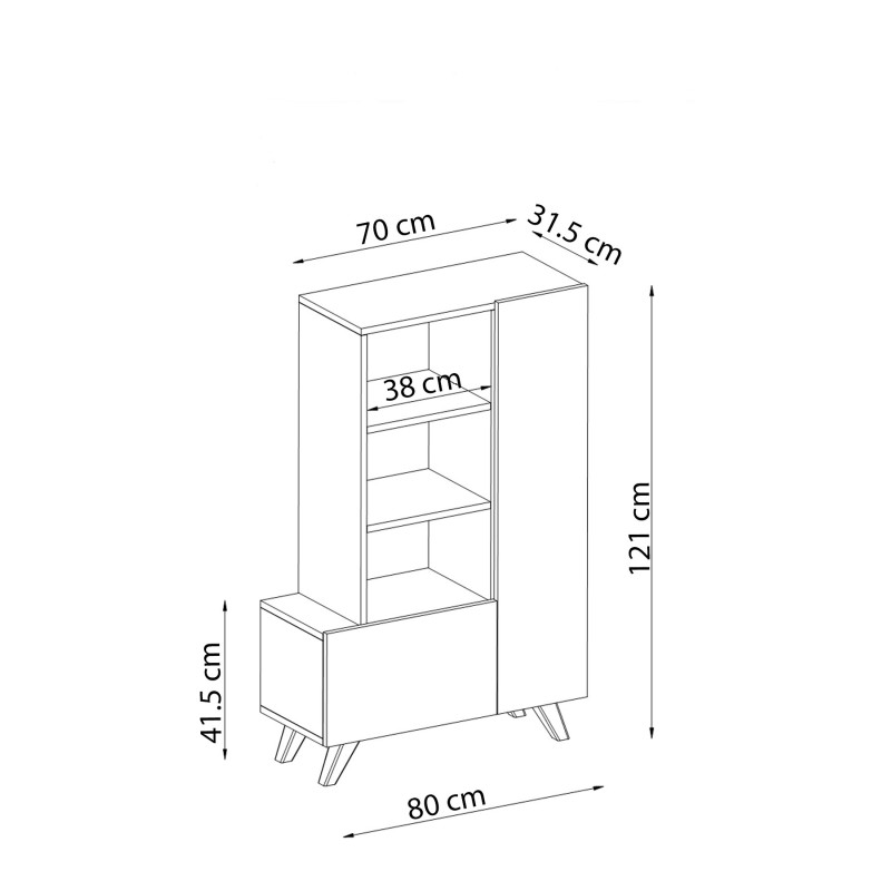 Shoe Cabinet Agostina Shoes - White White