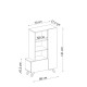 Shoe Cabinet Agostina Shoes - White White
