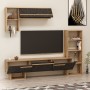 TV Unit Mega - Ciragan, Royal Marble Walnut
Black