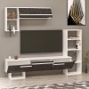 TV Unit Mega - White, Royal Marble White
Black