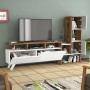 TV Unit Tower - White, Walnut White
Walnut