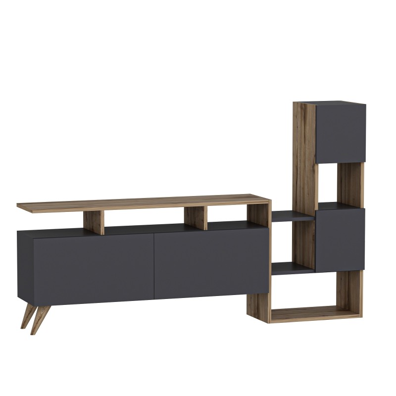 TV Unit Tower - Ciragan, Anthracite Walnut
Anthracite