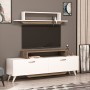 TV Unit Harmony - White, Walnut White
Walnut