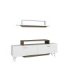 TV Unit Harmony - White, Walnut White
Walnut