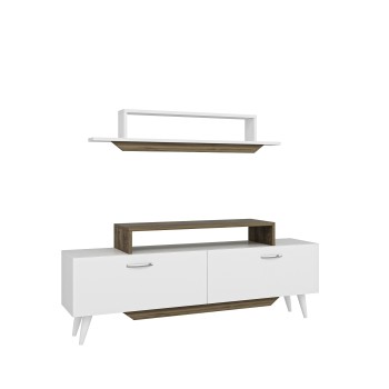 TV Unit Harmony - White, Walnut White
Walnut