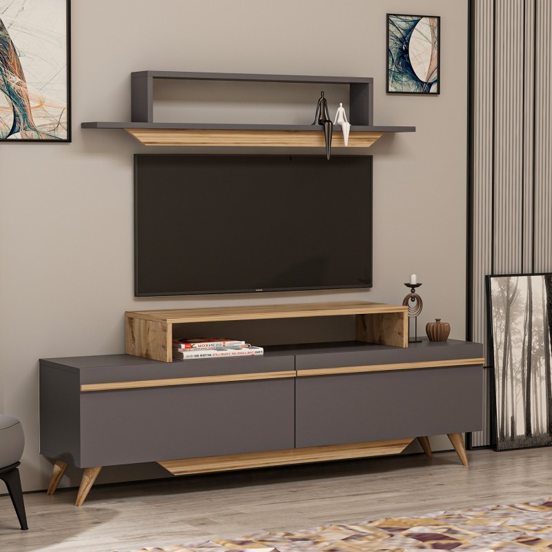 TV Unit Harmony - Ciragan, Anthracite Walnut
Anthracite