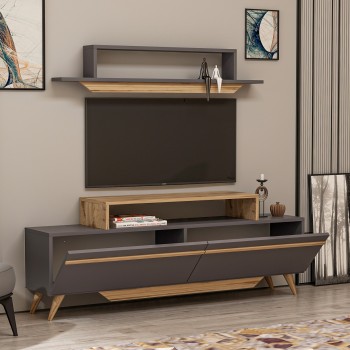 TV Unit Harmony - Ciragan, Anthracite Walnut
Anthracite