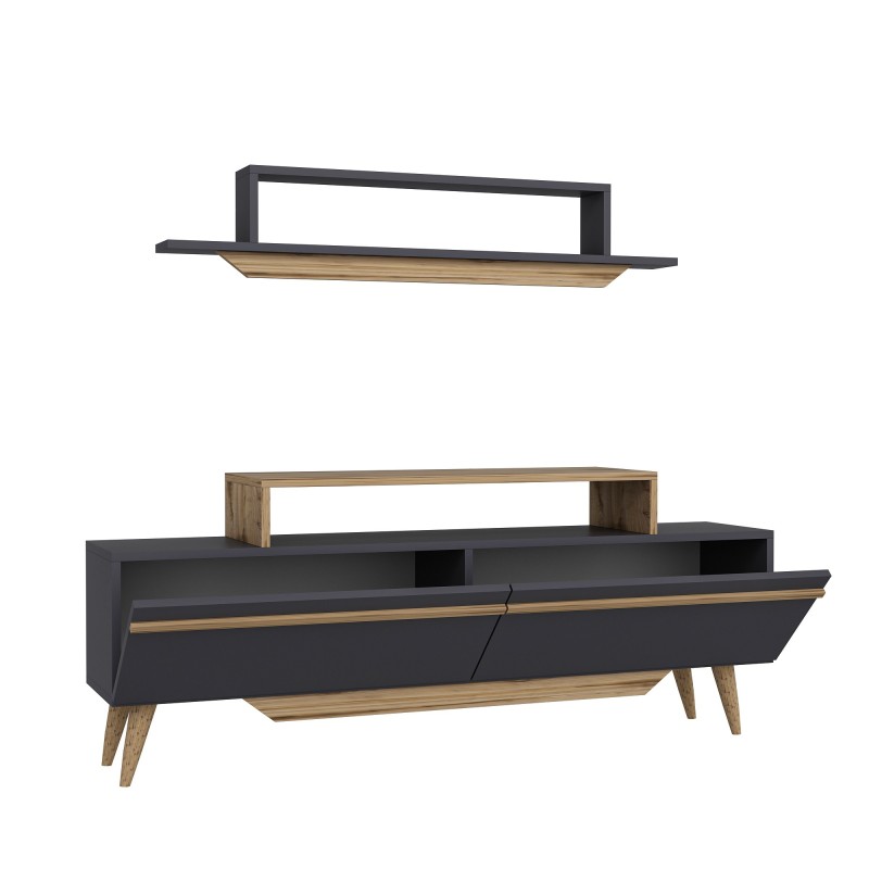 TV Unit Harmony - Ciragan, Anthracite Walnut
Anthracite