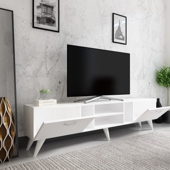 TV Stand Rudy - White White