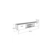 TV Stand Rudy - White White