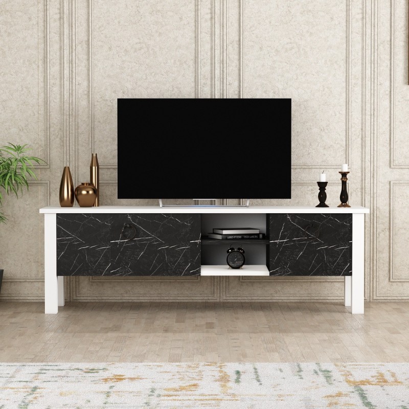 TV Stand Rose - Marble White
Black
