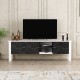 TV Stand Rose - Marble White
Black TV Stand Rose - Marble White
Black