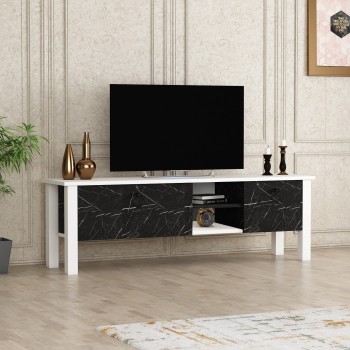 TV Stand Rose - Marble White
Black