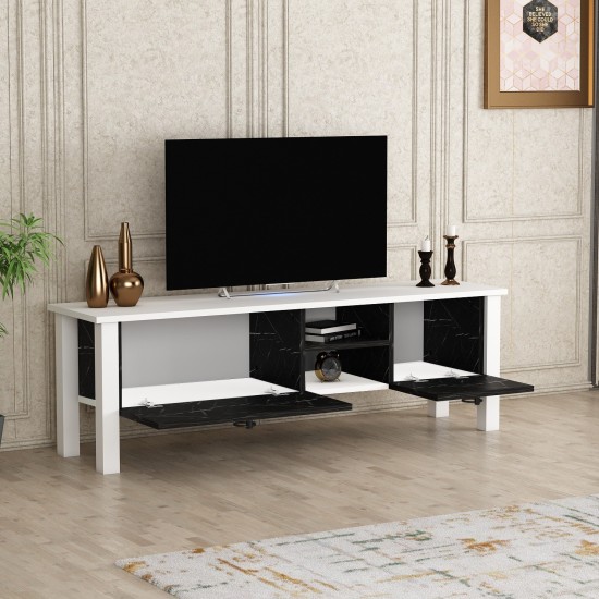 TV Stand Rose - Marble White
Black TV Stand Rose - Marble White
Black