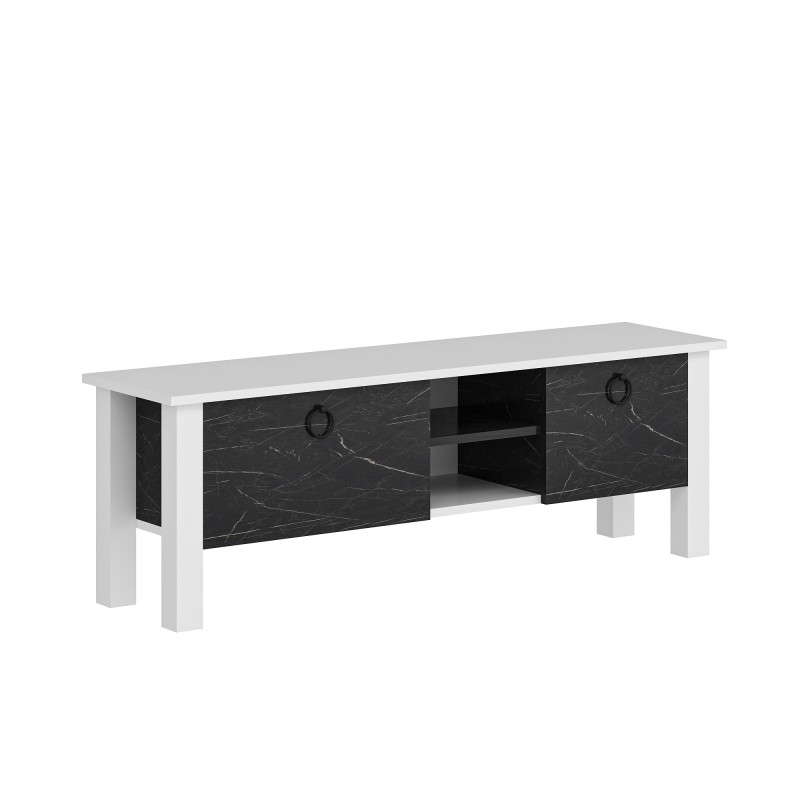 TV Stand Rose - Marble White
Black