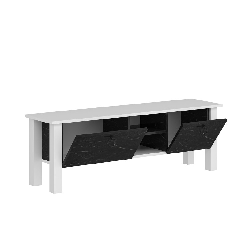 TV Stand Rose - Marble White
Black
