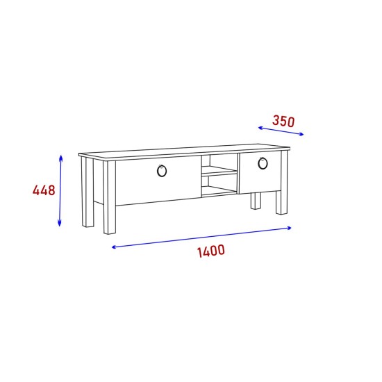 TV Stand Rose - Marble White
Black TV Stand Rose - Marble White
Black