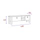 TV Stand Rose - Marble White
Black TV Stand Rose - Marble White
Black