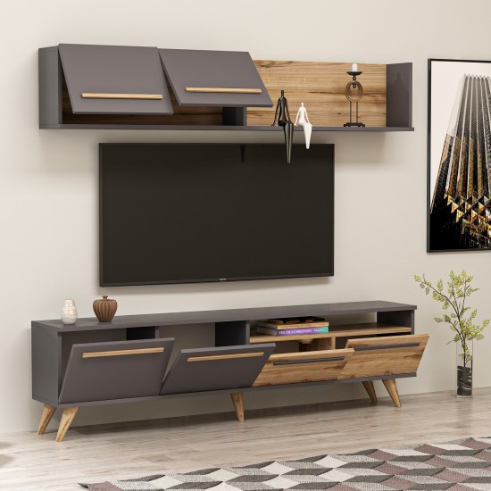 TV Unit Mono - Ciragan, Anthracite Walnut
Anthracite