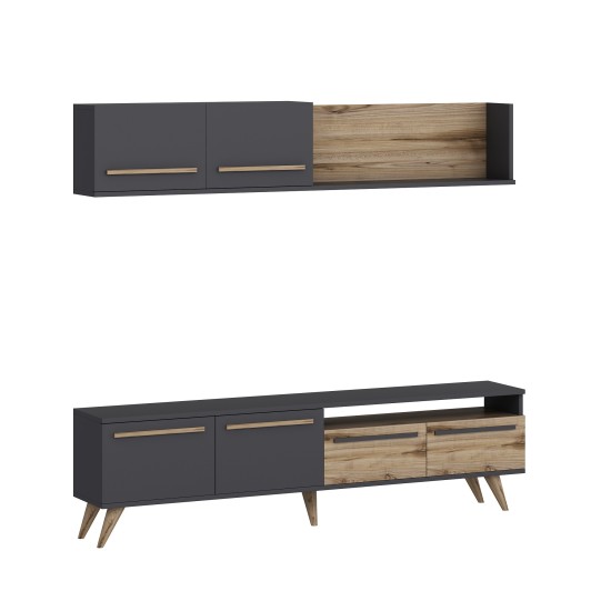 TV Unit Mono - Ciragan, Anthracite Walnut
Anthracite