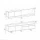 TV Unit Mono - Ciragan, Anthracite Walnut
Anthracite