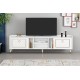 TV Stand Rudy v2 - White, Gold White
Gold