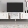 TV Stand Rudy v2 - White, Gold White
Gold