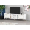 TV Stand Rudy v2 - White, Gold White
Gold