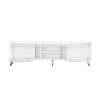 TV Stand Rudy v2 - White, Gold White
Gold