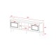 TV Stand Rudy v2 - Walnut Walnut TV Stand Rudy v2 - Walnut Walnut
