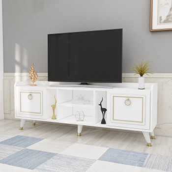 TV Unit Ruby - White White
Gold