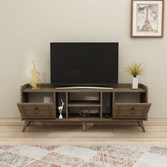TV Unit Ruby - Walnut Walnut TV Unit Ruby - Walnut Walnut