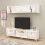 TV Unit Alya - White, Gold White
Gold