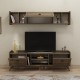TV Unit Alya - Walnut Walnut TV Unit Alya - Walnut Walnut