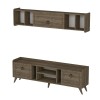 TV Unit Alya - Walnut Walnut