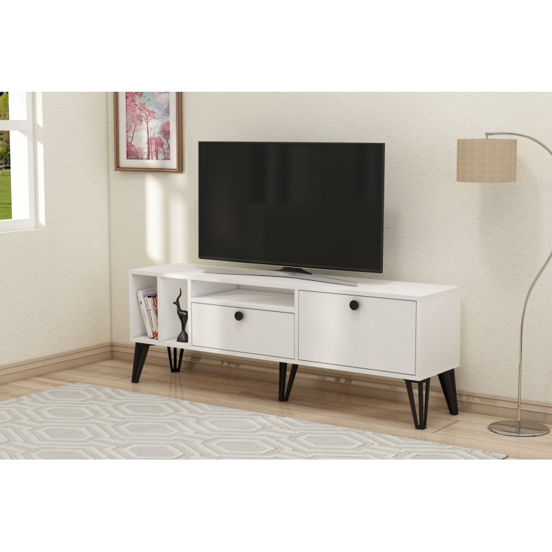TV Stand Aris - White White