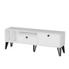 TV Stand Aris - White White