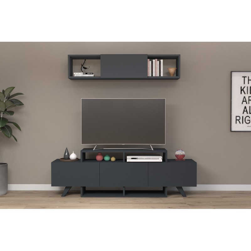 TV Unit Alwin Unit - Anthracite Anthracite