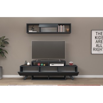 TV Unit Alwin Unit - Anthracite Anthracite