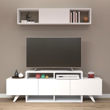 TV Unit Alwin Unit - White White