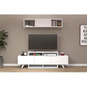 TV Unit Alwin Unit - White White