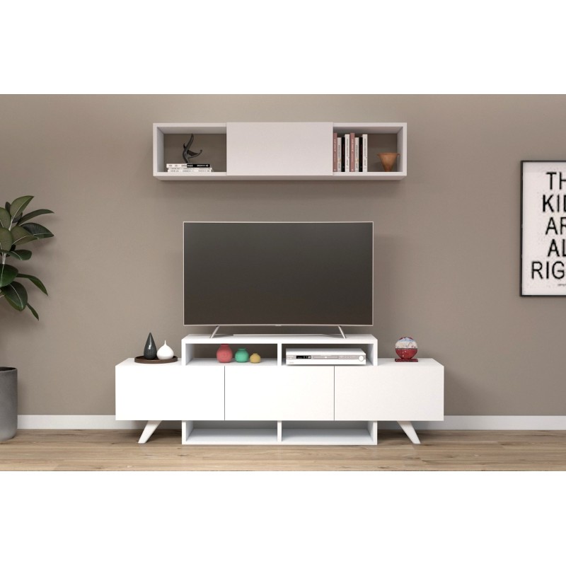 TV Unit Alwin Unit - White White