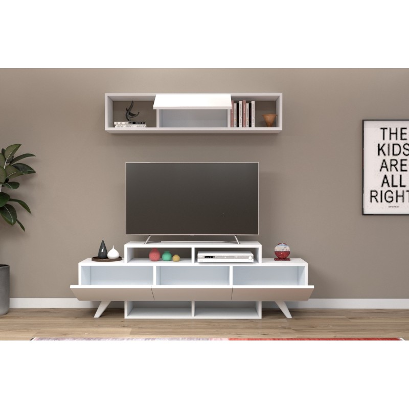 TV Unit Alwin Unit - White White
