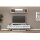 TV Unit Alwin Unit - White White TV Unit Alwin Unit - White White