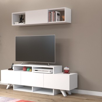 TV Unit Alwin Unit - White White