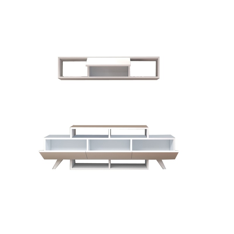 TV Unit Alwin Unit - White White